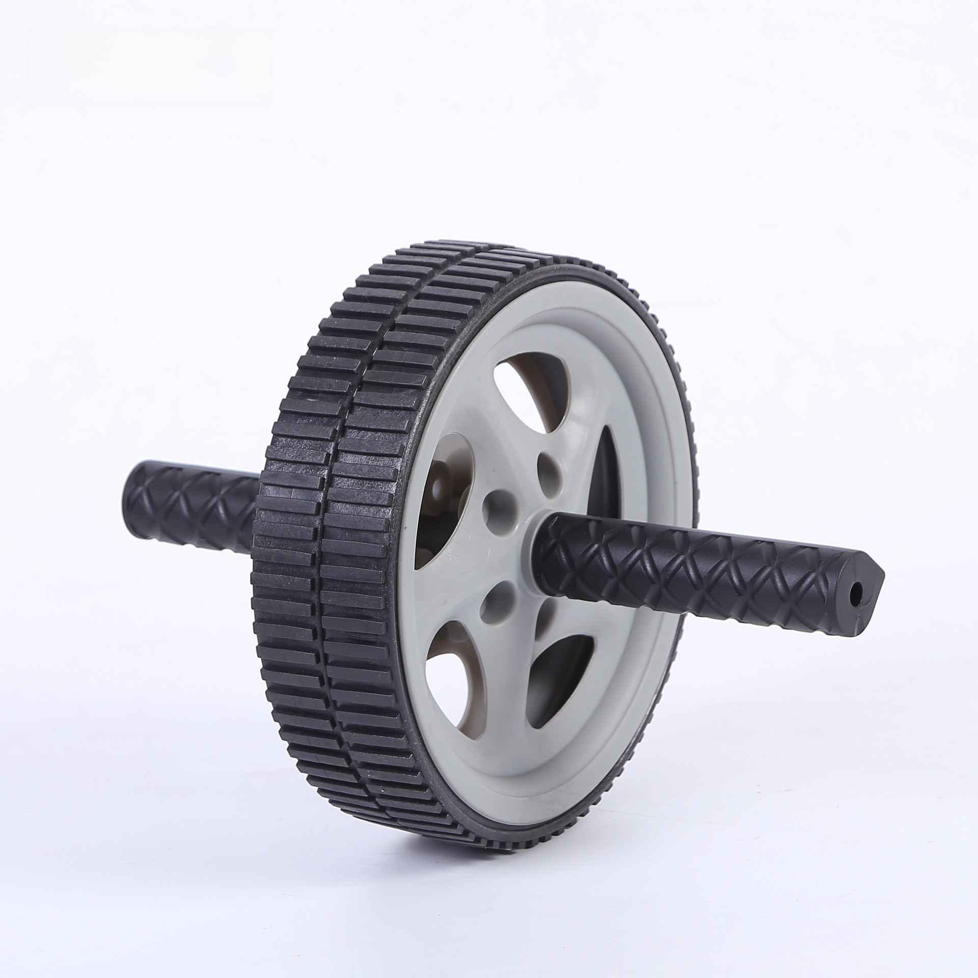 Handheld dual wheel equipment for training for gym