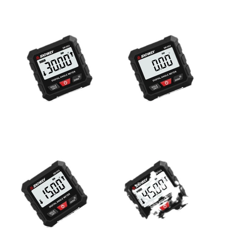 SNDWAY лазерный цифровой инклинометр высокоточный магнитный угломер SW-101A цифровой угломер