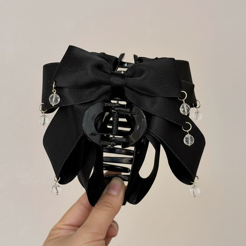 053 Заколка для хвоста-Dark Night Black