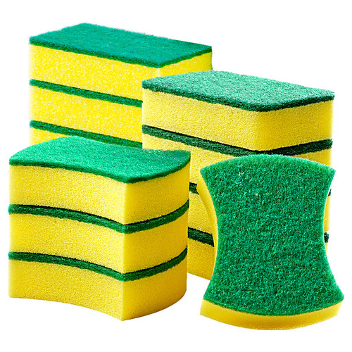 2325 dishwashing sponge, scouring pad, household cleaning utensils, kitchen dishwashing pot, double-sided sponge wipe, magic wipe