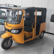 汽油带棚载客观光嘟嘟车 乘坐式六座电动三轮车 载人遮阳三轮车