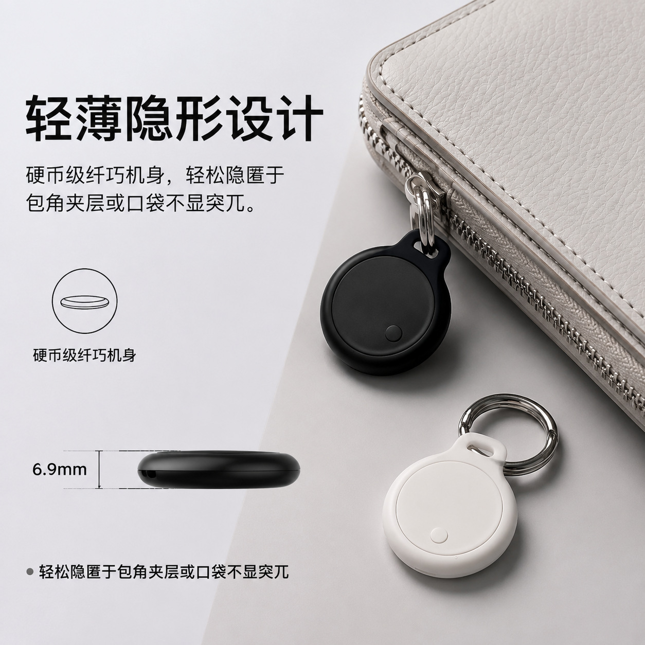 Anti-Verlust-Gerät Intelligenter Positionierer Mini Bluetooth-Tracker iOS Android System Universal Schlüssel Gegenstände Anti-Verlust