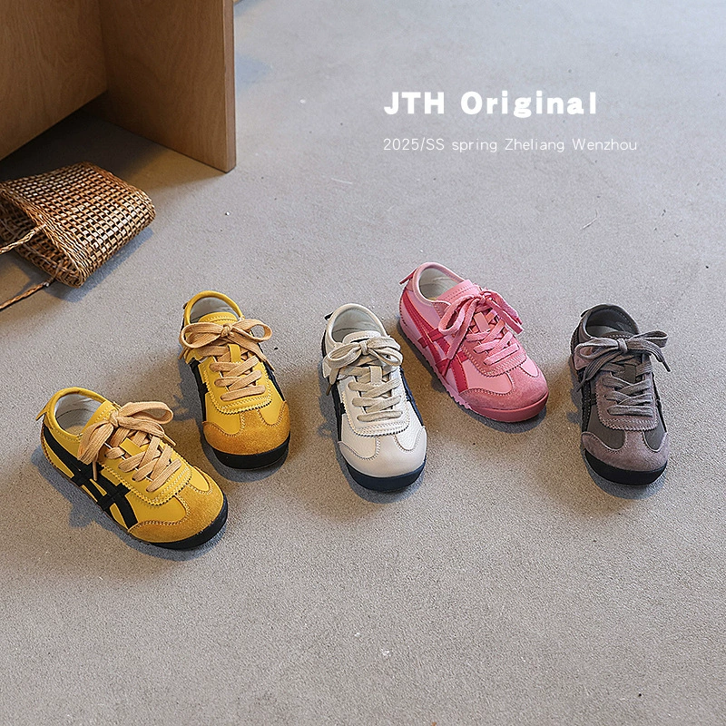 2025 Осенняя мода для девочек: Нескользящие кроссовки, детские повседневные кроссовки с мягкой подошвой, дышащие кроссовки для мальчиков для тренировок.