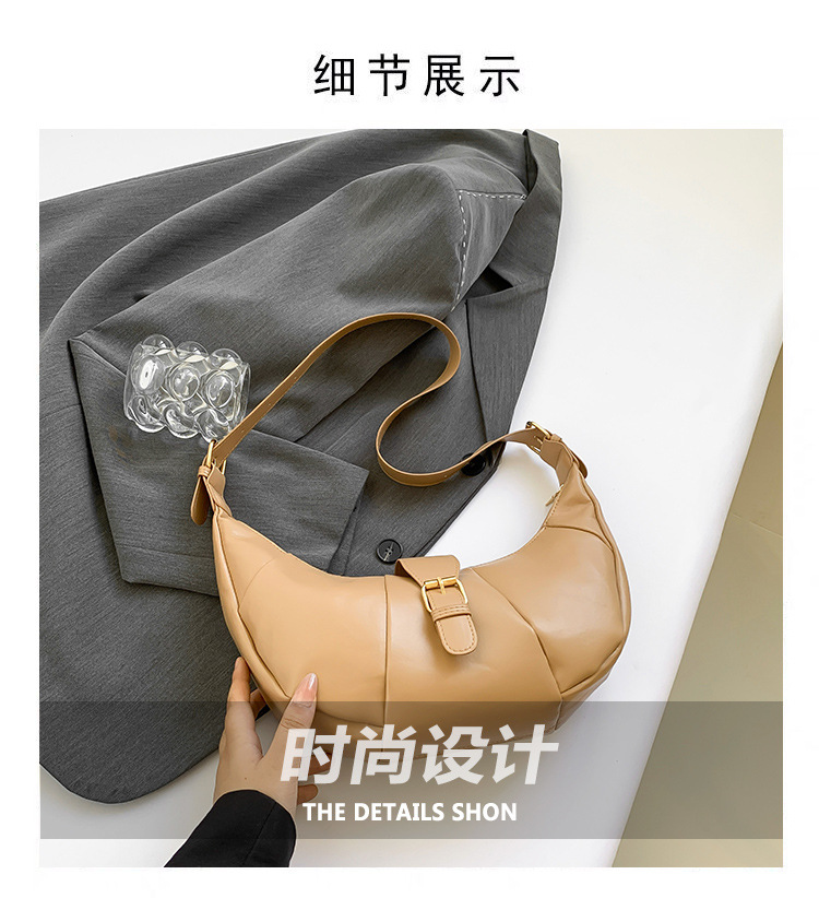 High-end 2024 autumn/winter new underarm bag, handbag, large-capacity commuting single-shoulder crossbody bag, dumpling bag Application Scenario