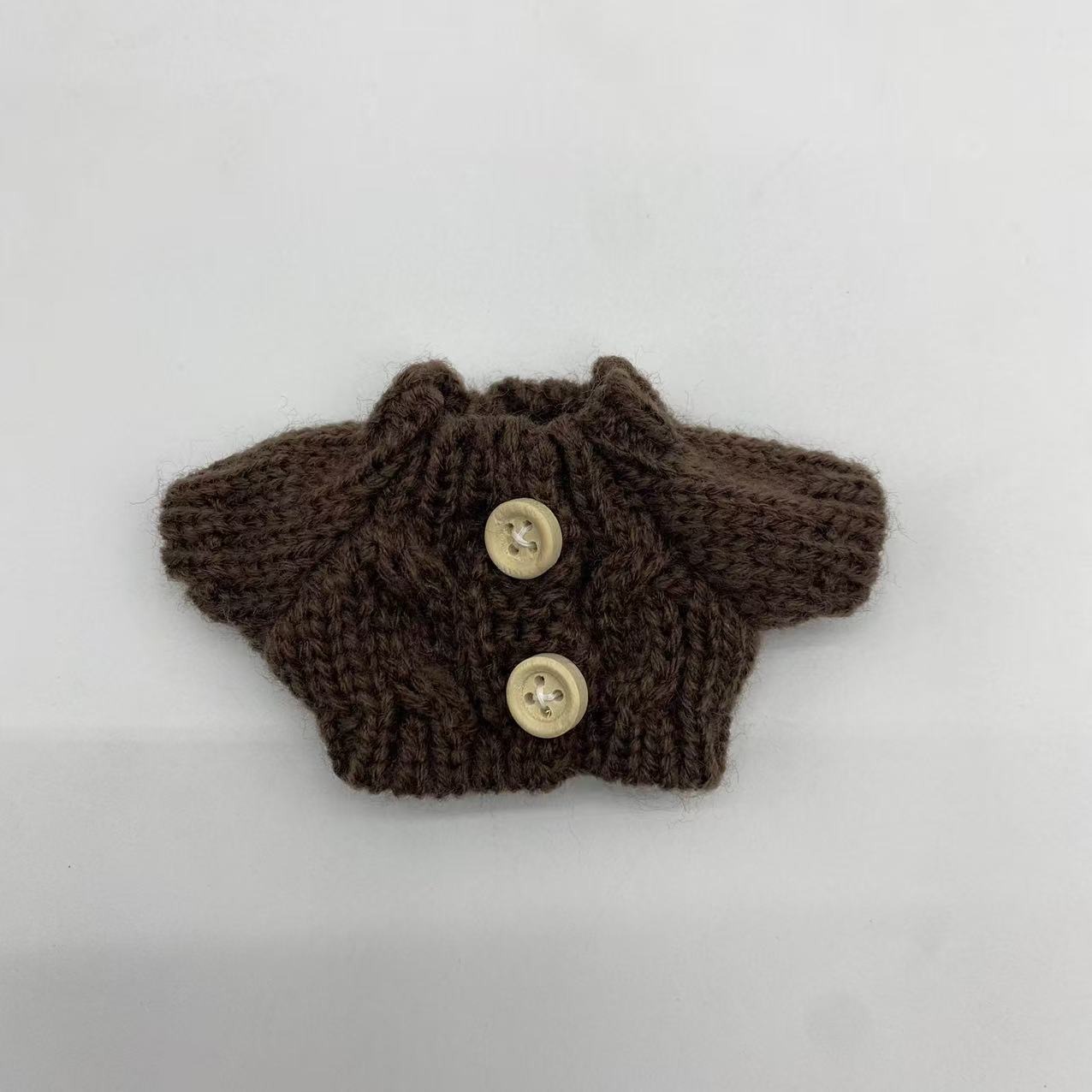 Dark brown double buckle