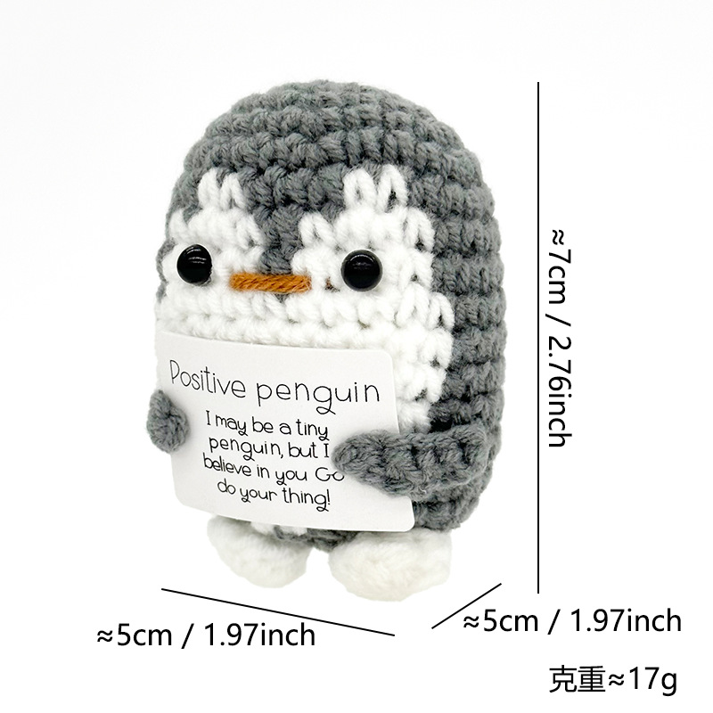Muñeco Tejido a Mano de Felpa Decorativo para Escritorio y Regalo image 52