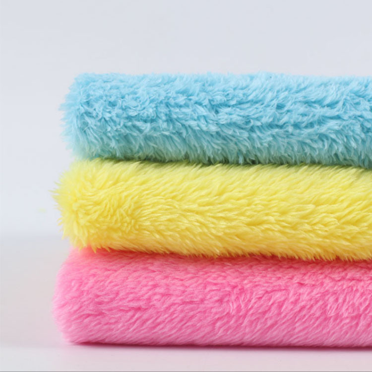 现货北极绒 素色全涤260g双面北极绒  家纺玩具睡衣毛毯绒布面料