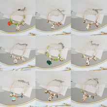 产地直销跨境流行甜美学生情侣手链卡通手饰闺蜜景区礼物饰品批发