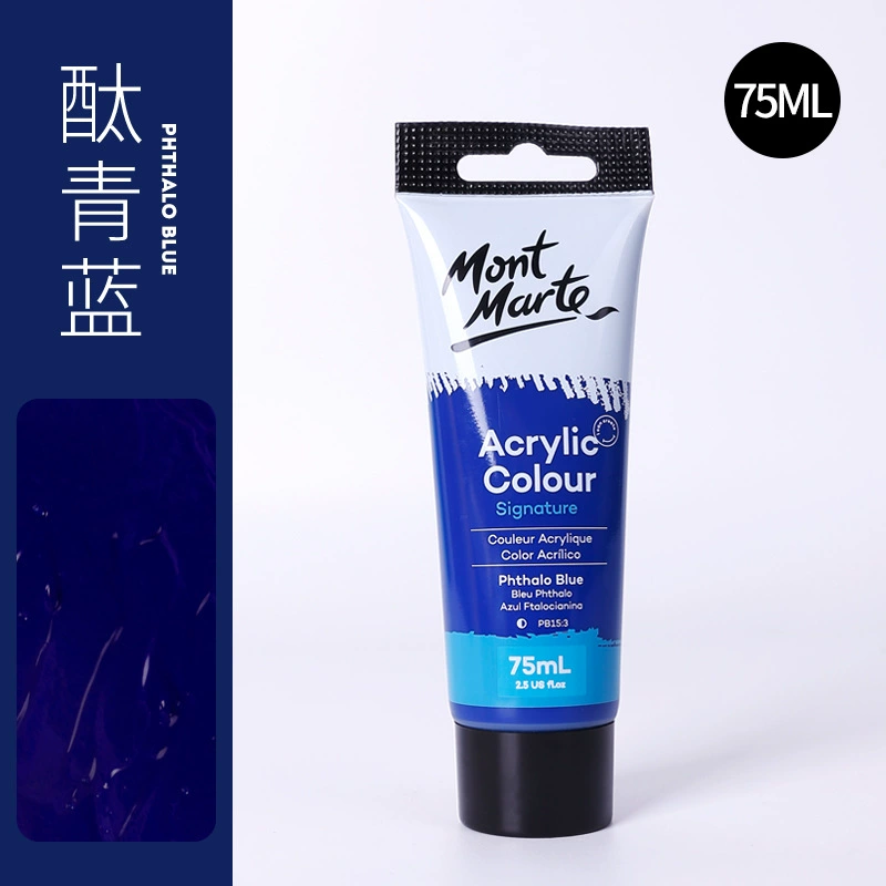 Краска для колонковых акриловых пигментов MONTAMRTE ACRYLIC 24 цветов - набор акриловых пигментов в коробке