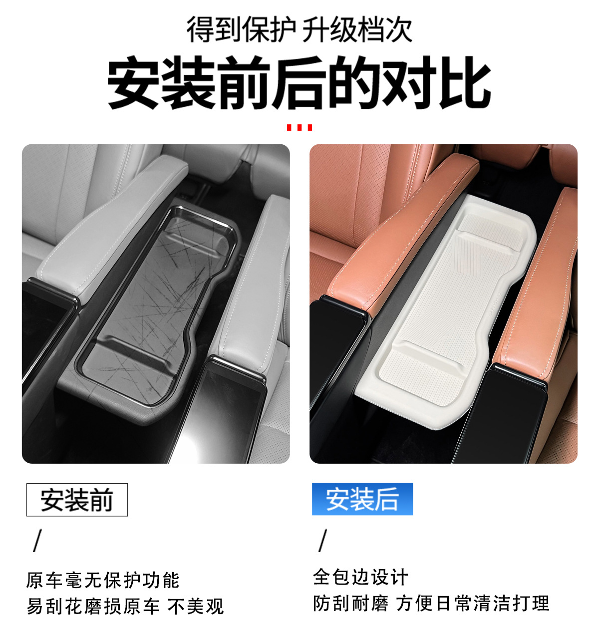 Original factory 23 to 26 model Alphard 40 series middle row small table mat silicone pad Vellfire second row dining table mat