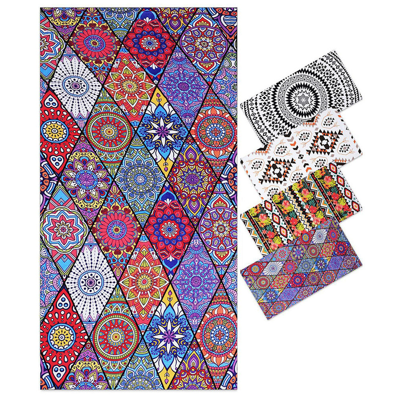 Cross-Border Hot Selling European and American Bohemian Style Beach Towel Printing Technology Microfiber Adult Absorbent Beach Towel Cross-Border Hot Selling European and American Bohemian Style Beach Towel Printing Technology Microfiber Adult Absorbent Beach Towel