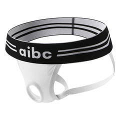 Aibc Men's Underwear Men's Drop-in Silicone Ring Shaping Elastic Ring Vibrating Bag Dual Drop-in Pants No-Remove