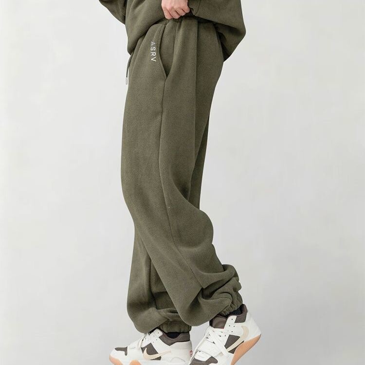 Autumn and winter men's casual pants, trendy straight-leg fleece sweatpants, men's cold-resistant and warm, simple and versatile long pants Autumn and winter men's casual pants, trendy straight-leg fleece sweatpants, men's cold-resistant and warm, simple and versatile long pants