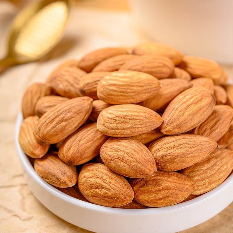 原味巴旦木仁500g杏仁坚果扁桃仁散装干果零食烘焙5斤袋装巴达木|undefined