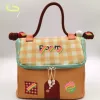 Yellow cosmetic bag
