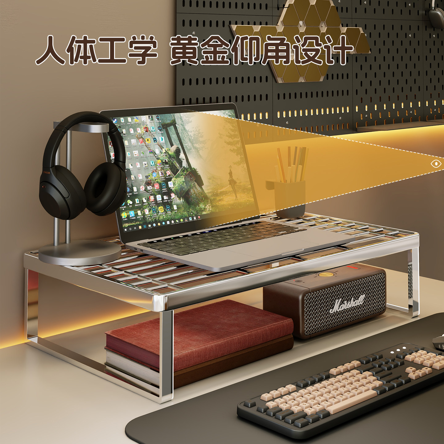Soporte Elevador para Monitor de Computadora para Escritorio