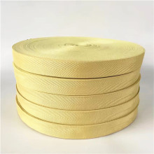 福盛厂家供应 防火阻燃织带辅料芳纶凯伕啦织带 耐磨耐切丙纶织带