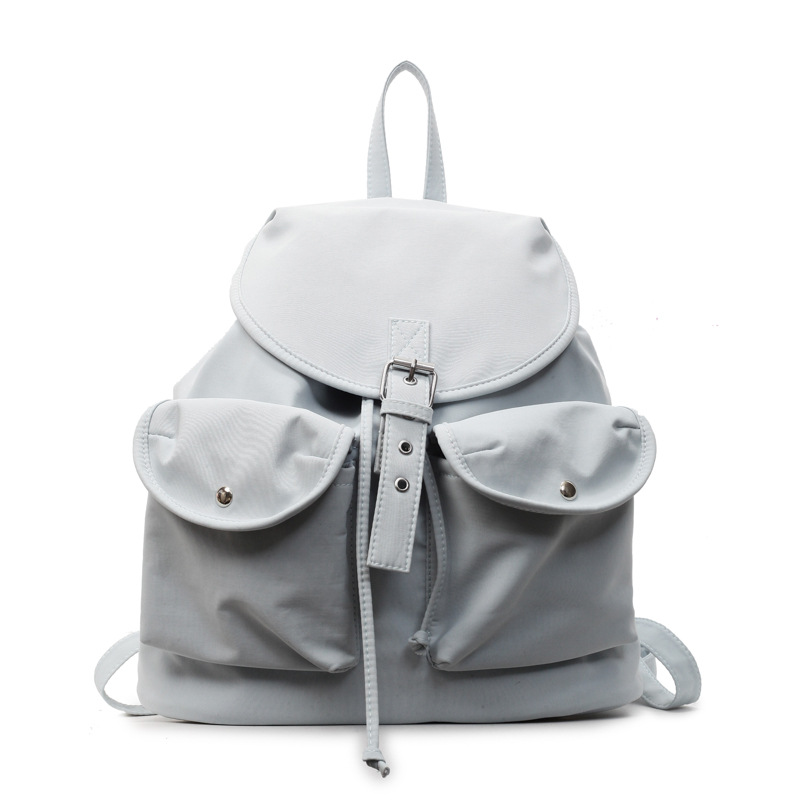 Mochila simple de gran capacidad para mujer 2025 primavera nueva moda viajes mochila de ocio mochila simple para estudiantes universitarios