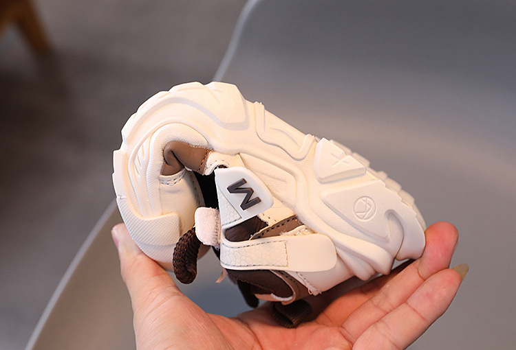 Robuste Leder Sneaker Für Kinder Mit Rutschfester Laufsohle_voghion.com