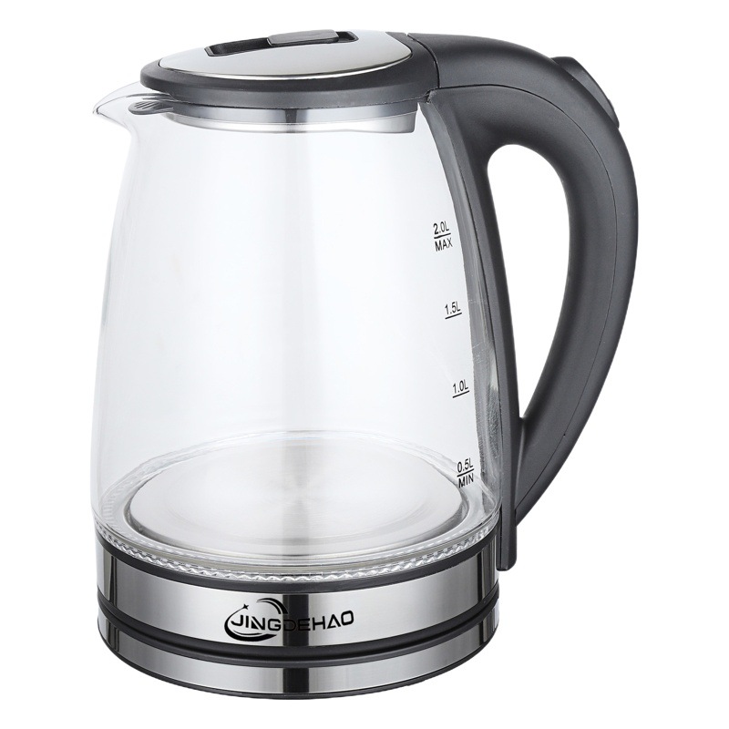 Hervidor de agua de vidrio borosilicato, gran capacidad, para oficina