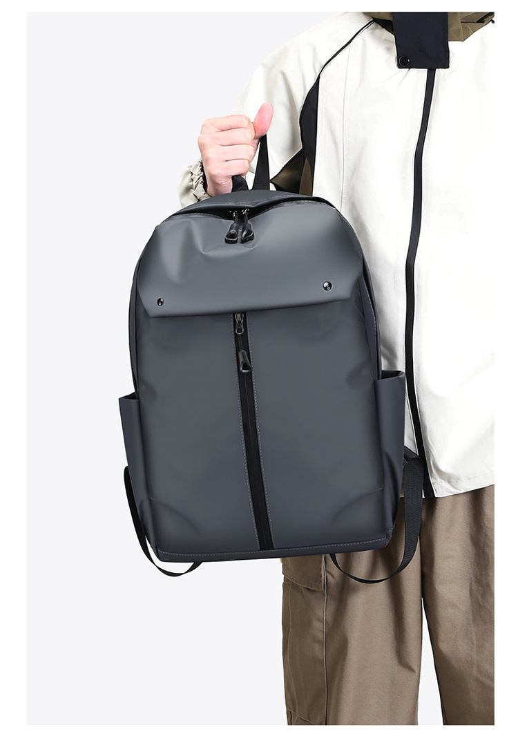 Men's outdoor large-capacity business travel bag, computer backpack, fashionable and casual student schoolbag backpack undefined