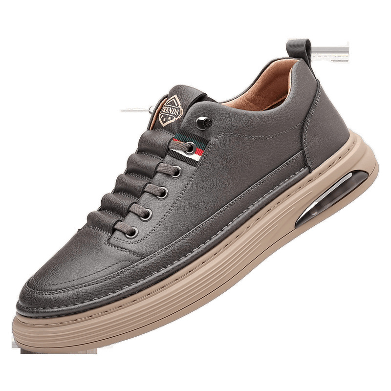2025 nuevas zapatillas de deporte para hombre, tendencia de piel de vaca, plataforma de todo fósforo, zapatos casuales transpirables, zapatos deportivos para hombres, al por mayor