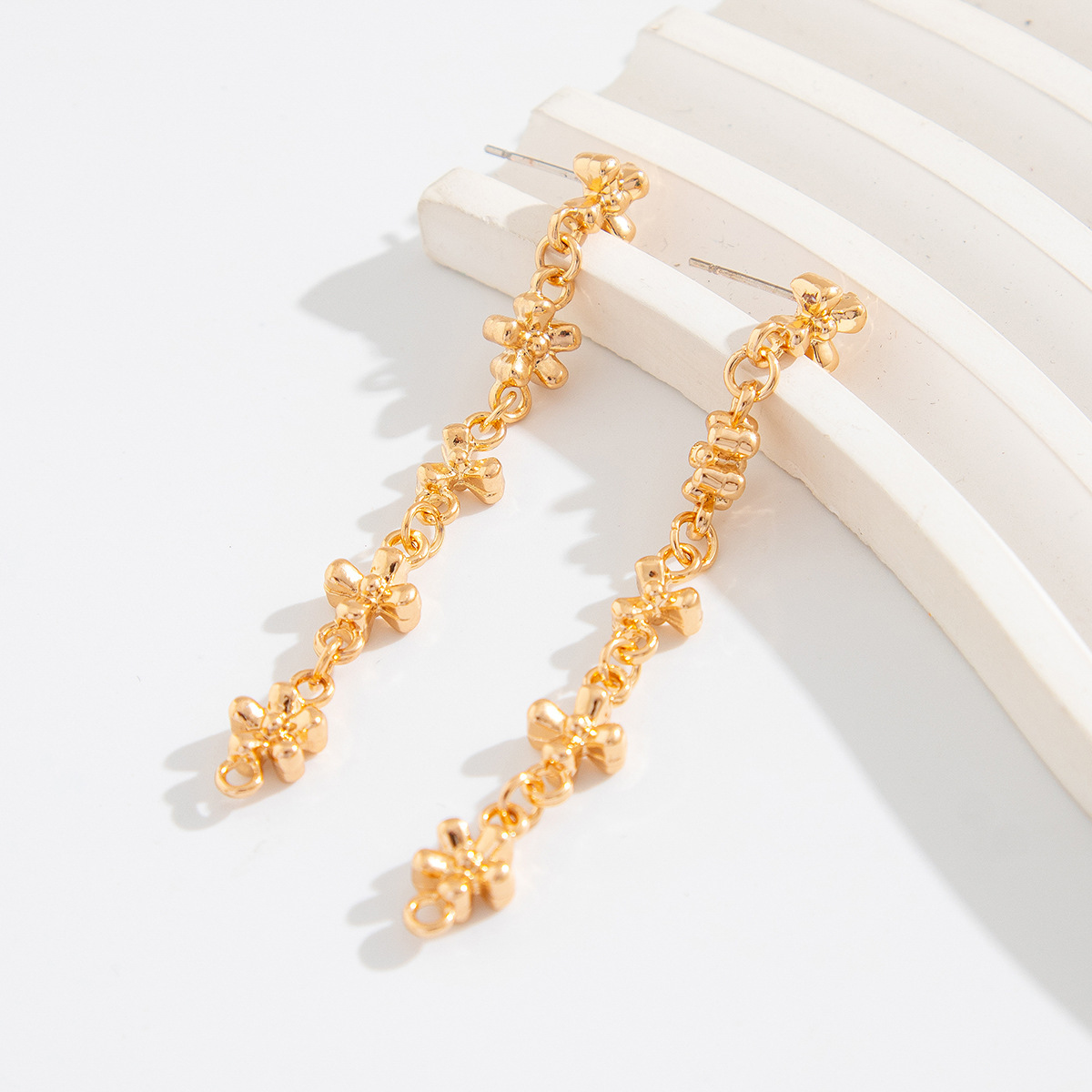 Personalised Rhinestone Y-shaped Necklace Set With Alloy Chain_voghion.com
