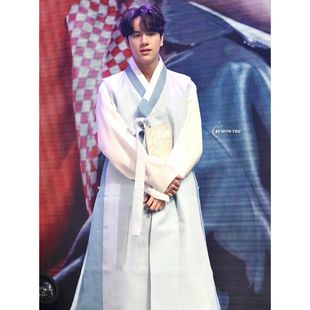 Korean Hanbok Men's Robe Shirt Yanji Korean Minority Dance Wedding Performance Wedding Photo Studio Photo