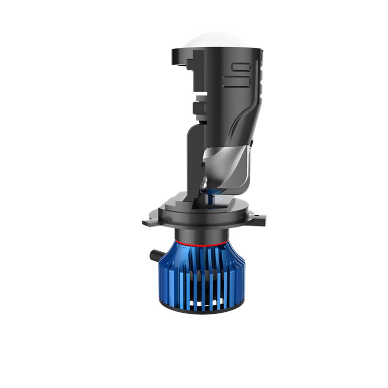 Nueva lente de doble luz de alta potencia M01S H4 LED para automóviles y motocicletas 60W en uno