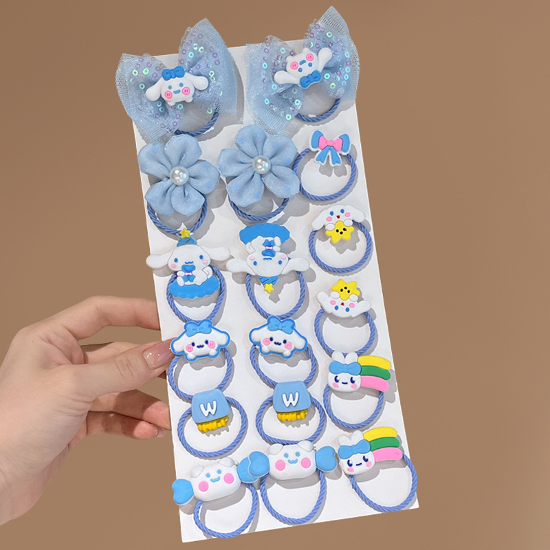 Círculos animados Velcro para niños acabado de cabello roto artefacto femenino lateral cabello roto fruzado clip de cabello no daña cabeza de cabello