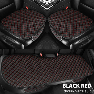 Seat Cushion, Drop Shipping, Universal seat cover - black-and-red-three-piece-suit-linen