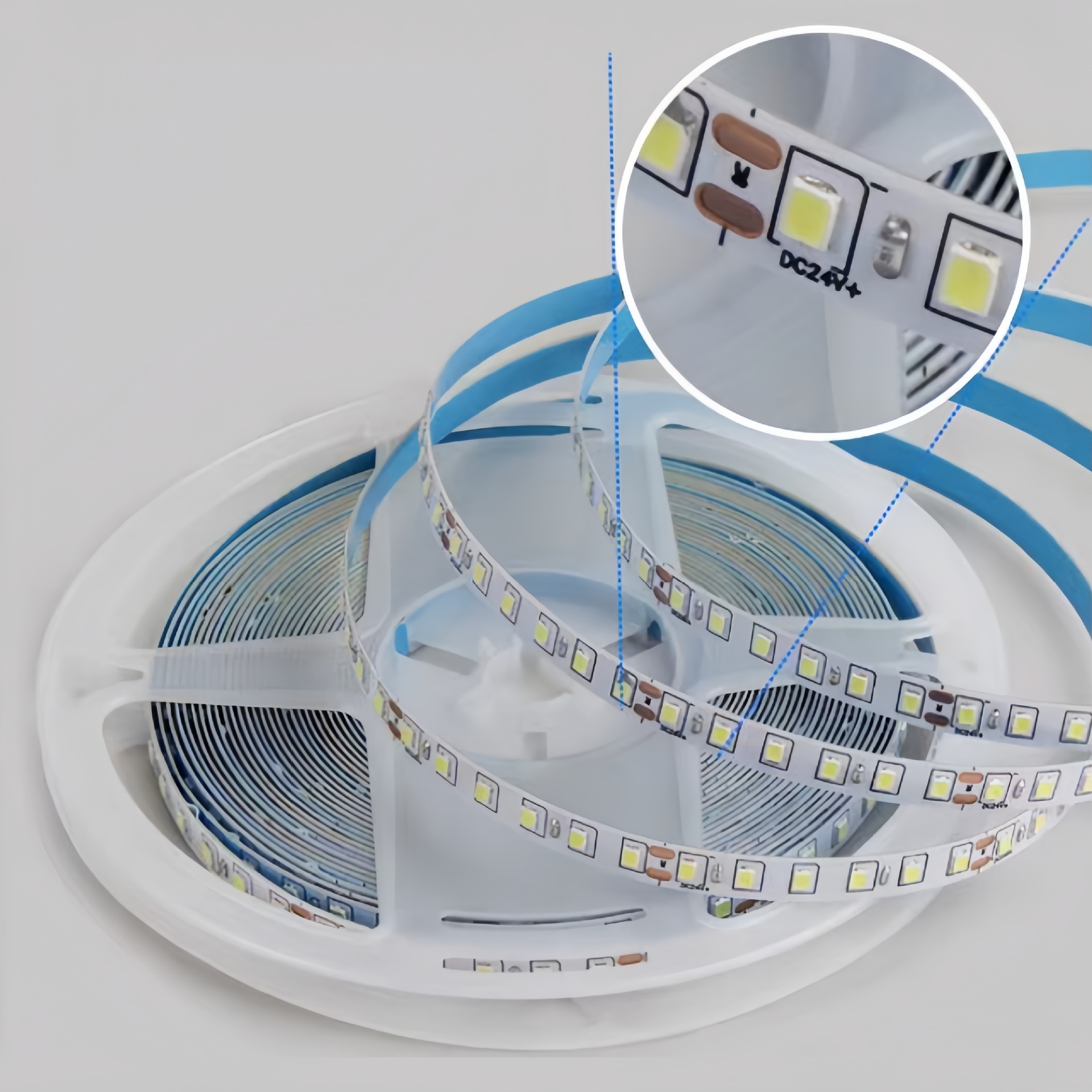 Tira de lámpara de ranura de aluminio Tira de luz de flujo de luz de color 12V24V Tira de luz de seguridad flexible Tira de luz LED de bajo voltaje Tira de luz COB