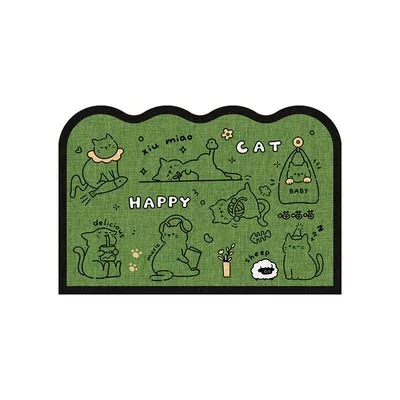 Mat, Cartoon Cute Animal Washbasin, Avtomobil döşəmə paspasları