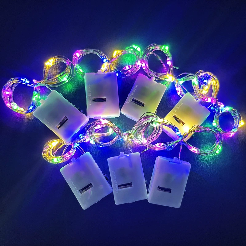 LED медная световая лента, подарочная коробка, мигающие огни
