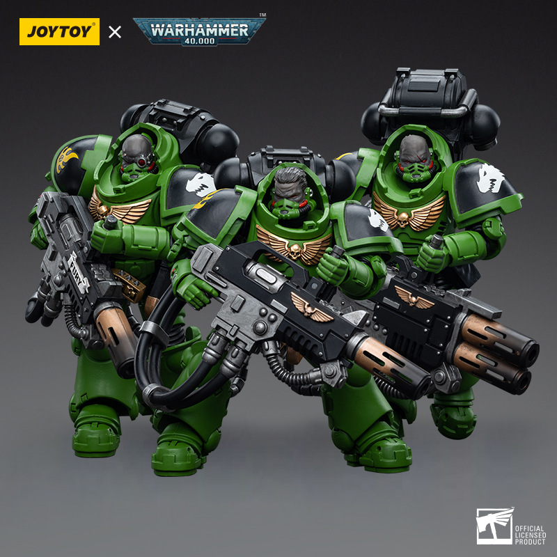 JOYTOY DARK SOURCE WARHAMMER 40K SALAMANDER ERADICATOR ARBITER COMPANY CAPTAIN FOUR MEN MOLD PLAY 선물 남성