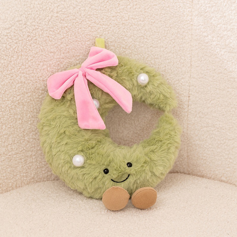 Interés transfronterizo dulce guirnaldas muñecas juguetes de peluche muñecas de Navidad luna pequeño colgante decoración de árbol de Navidad mujer
