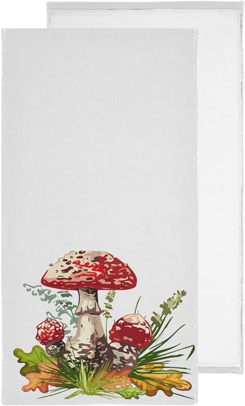 Cross-border supply of microfiber Christmas animal pumpkin red wine mushroom 3D printed towel bath towel wash face towel