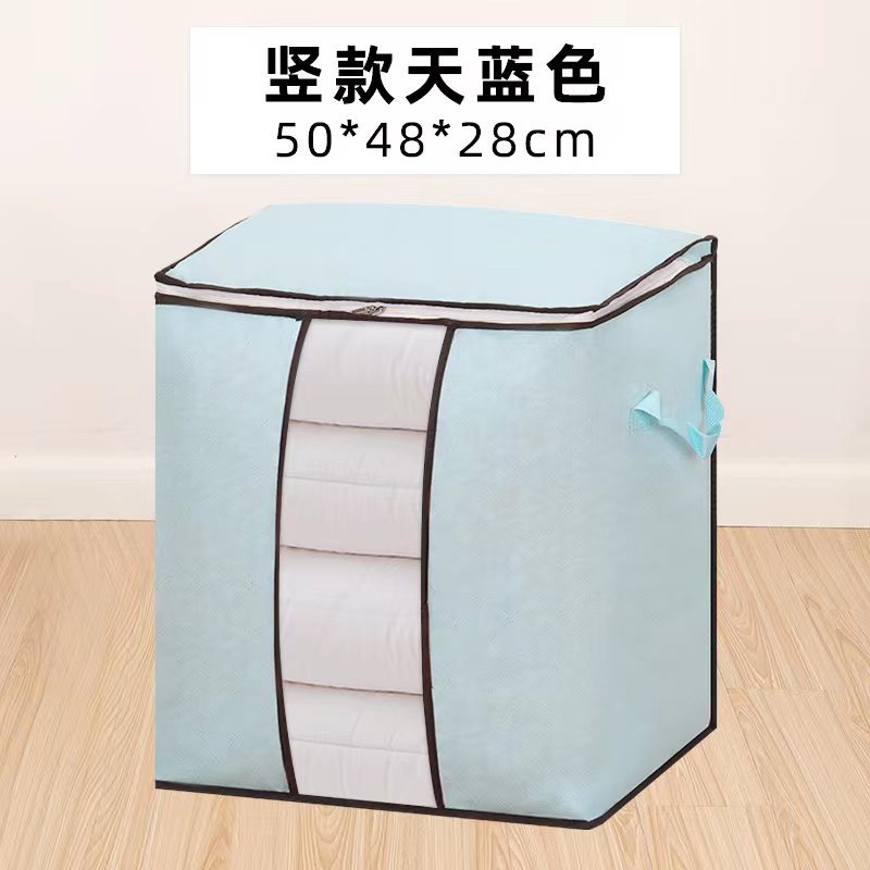 Bolsa de almacenamiento de ropa más vendida transfronteriza, bolsa de almacenamiento de edredón, bolsa grande, embalaje de ropa, tamaño grande engrosado