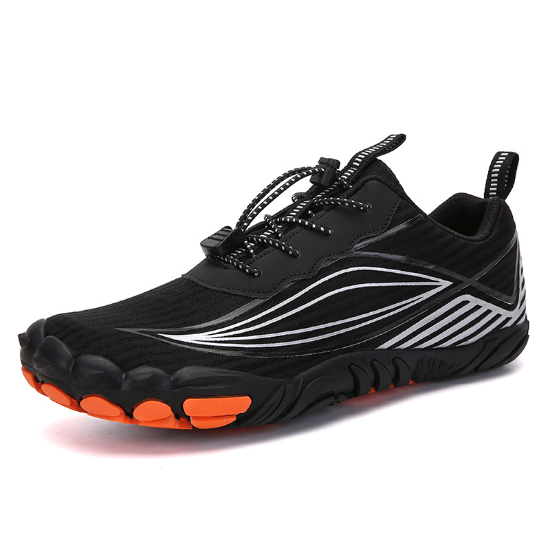 Zapatos de malla de cinco dedos para exteriores, versión deportiva para montañismo, zapatos de senderismo transpirables, zapatos de correr para escalada en roca para hombre, antideslizantes image 16