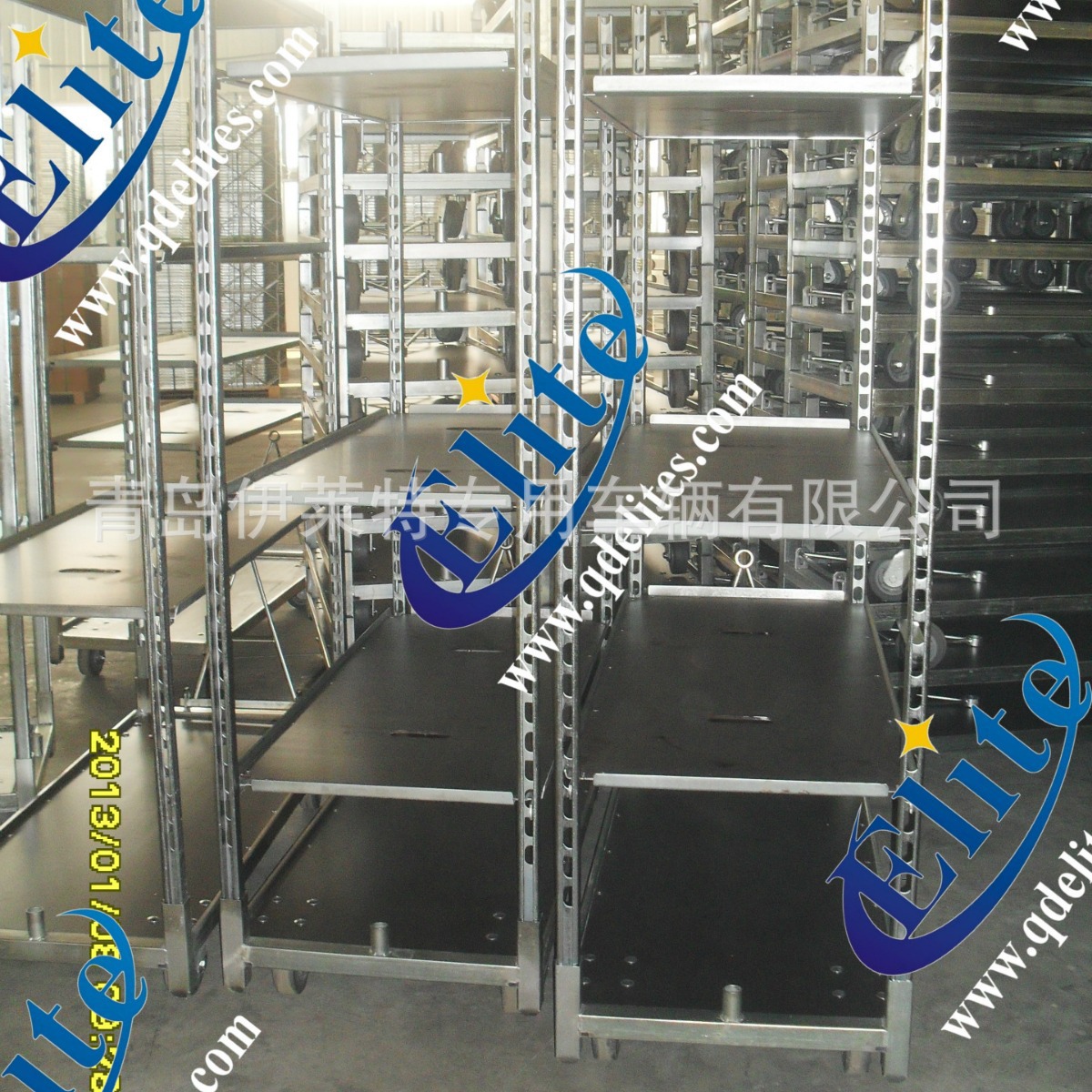 厂家直销花架户外多肉植物花盆台车， 花车架，花架工具周转车