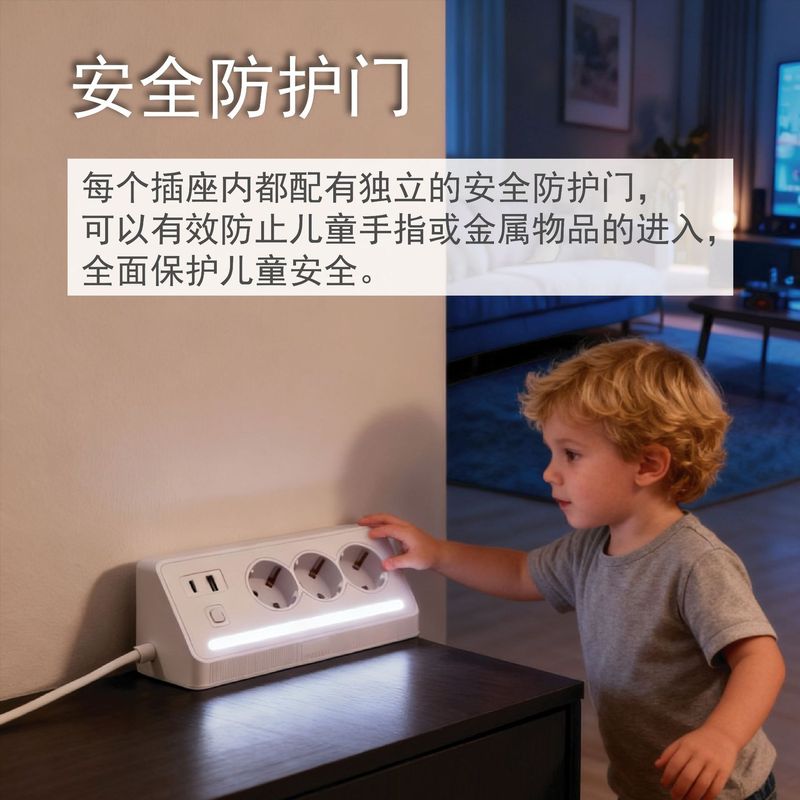 跨境专供开关插座带线插排多插位有线电源通用空调插线板无线排插|undefined
