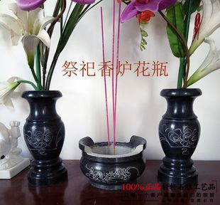 Stone Incense Burner, Bluestone Incense Burner, Sacrificial Incense Burner, Cemetery Vase, Cemetery Stone Incense Burner, Temple Incense Burner, Small Incense Burner