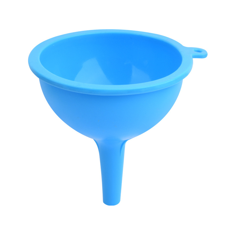 Suministro directo de fábrica embudo de silicona conjunto de tres piezas embudo de aceite de cocina embudo de vino embudo de sub-embalaje del hogar resistencia a altas temperaturas