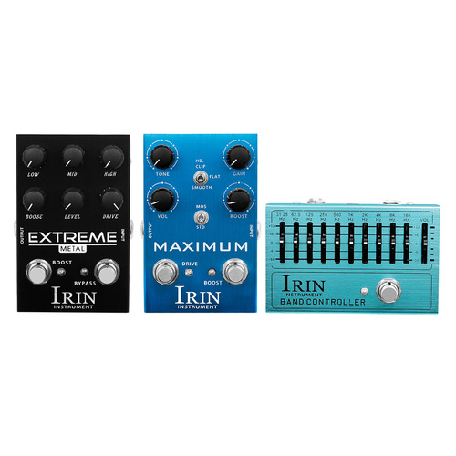 IRIN electric guitar effector sound simulation distortion overdrive ten-band EQ equalizer guitar pedal