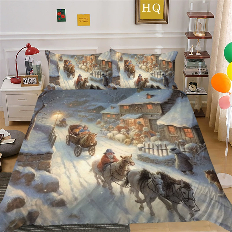 (Cross-border trading), duvet cover, pillowcase, ebay, 3D, polyester