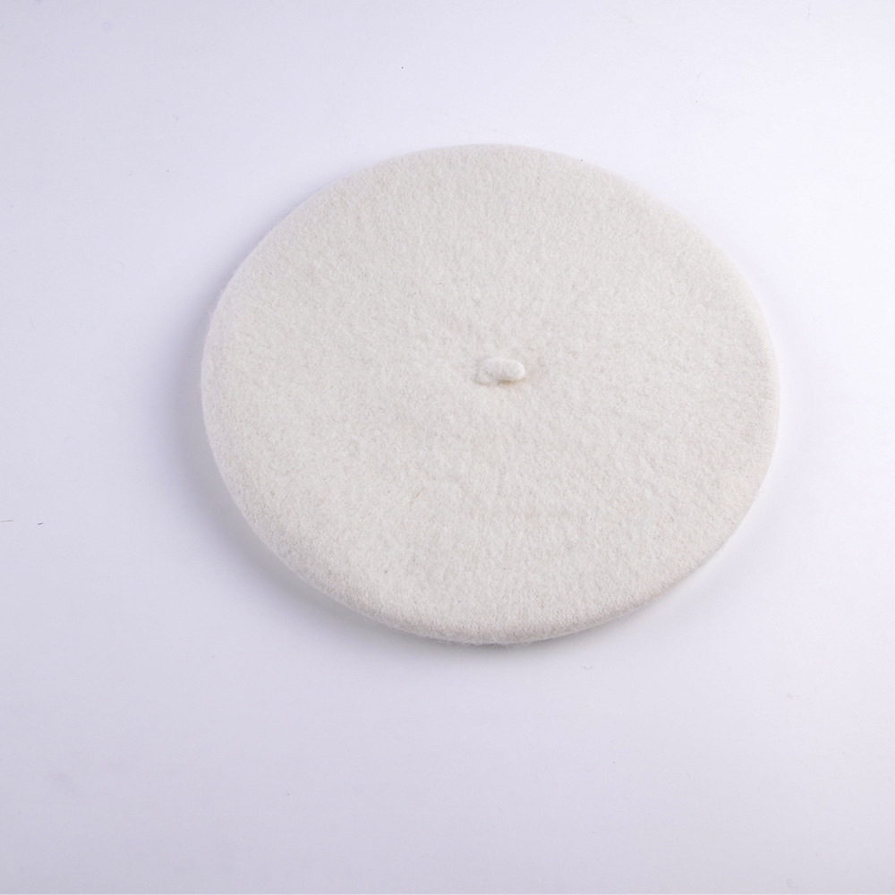 Unisex Wool beret Autumn-winter vintage woolen painter's hat Winter hat Lady's bud hat_voghion.com