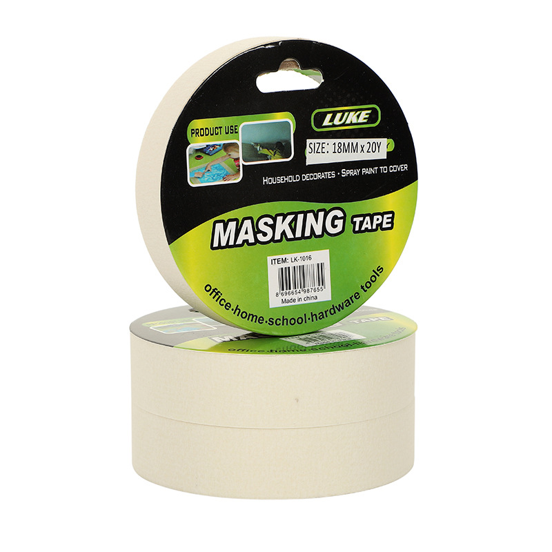 Car paint decorative paper tape, wholesale factory supply, white high temperature resistant, tearable masking tape