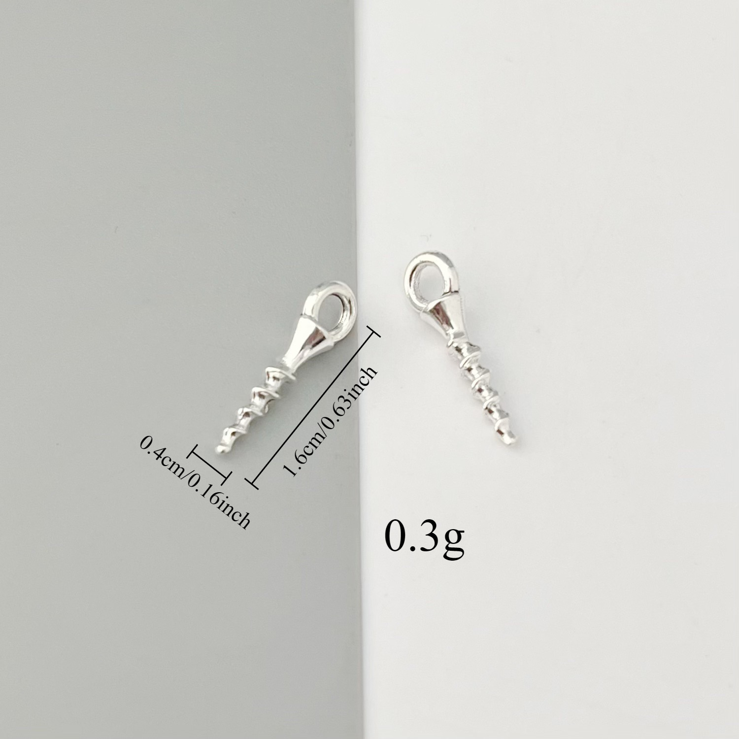 DIY Alloy Jewelry Accessories Retro Stylish Mini Screw Pendant Artificial Tool Necklace Bracelet Material