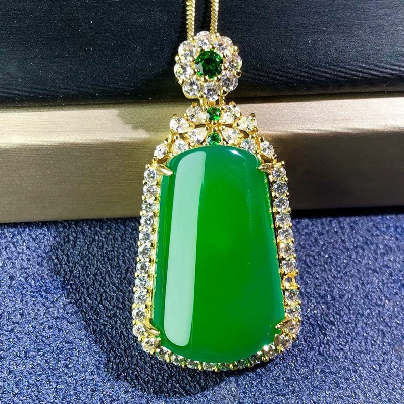 Stone inlay, pendant, necklace, wholesale