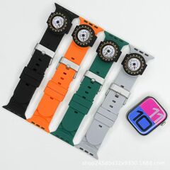 Apple Watch ストラップコンパスシリコンストラップ新しいピンバックルコンパスシリコン Apple Watch ストラップに適しています。